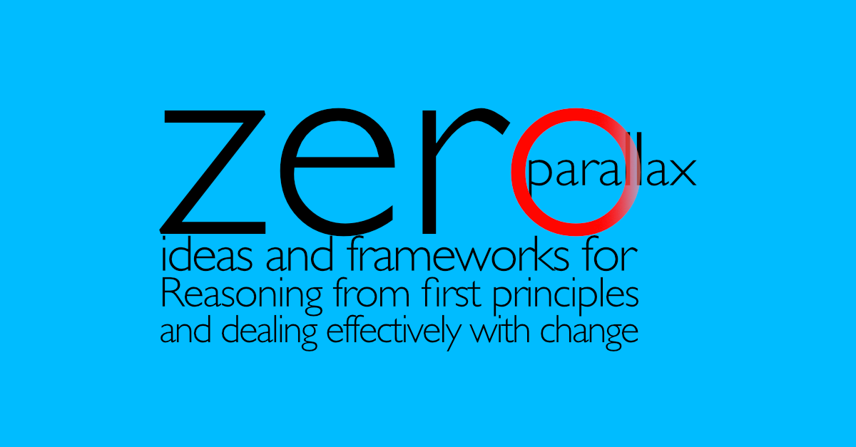 Ideas and frameworks Ideas and frameworks, reasoning from first prinicples. Neil Keleher.